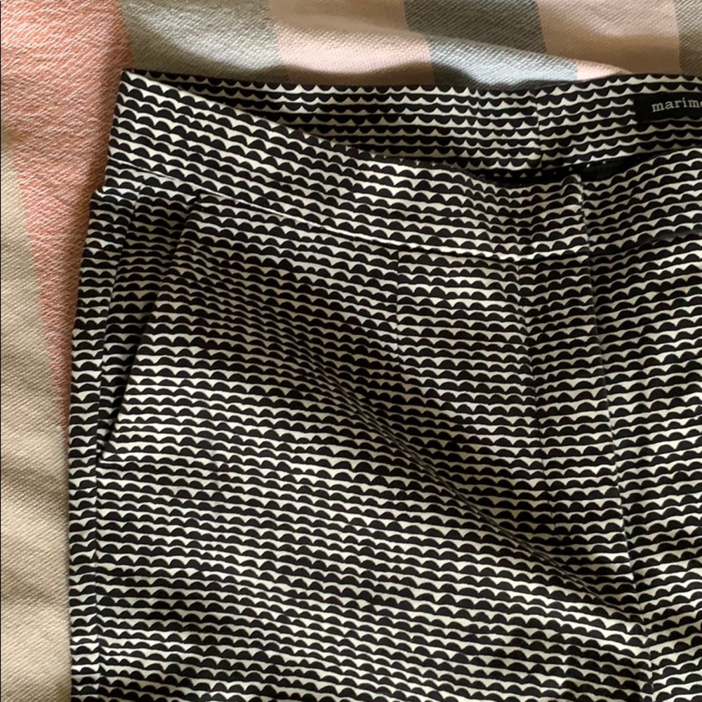 Black and white pants